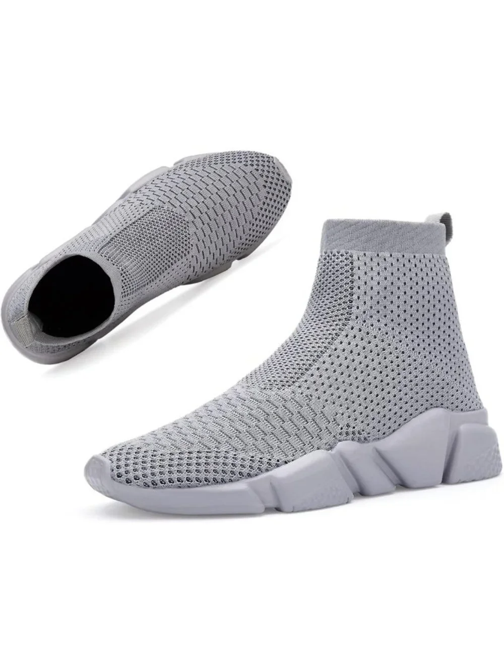 Breathable High Top Sock Shoes for Boys & Girls - Slip-On Knit Sneakers